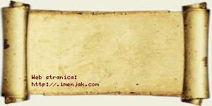 Jana Simić vizit kartica